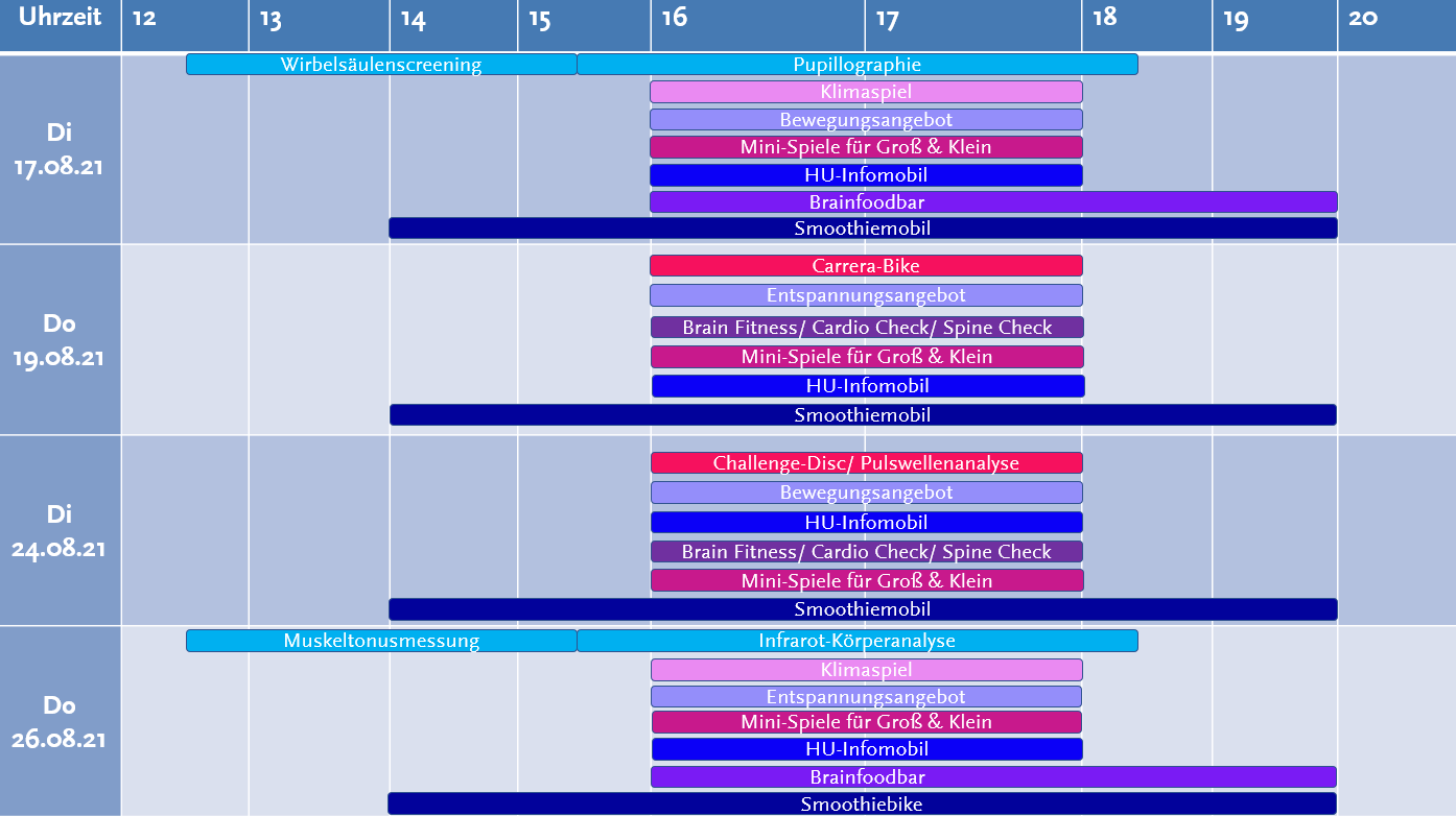 Timetable AWA